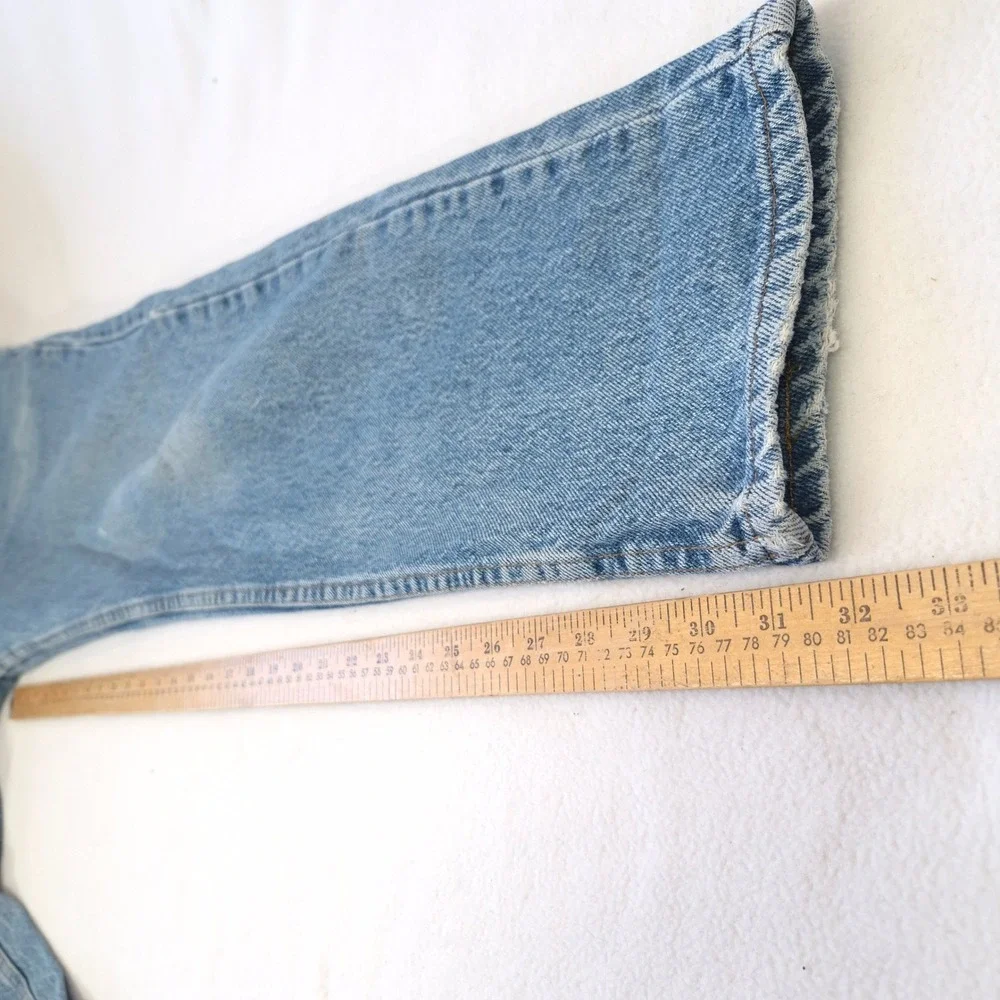Levi 550 Relaxed Fit Jeans Blue W33 L32 Vintage 90s Tapered Leg Denim Workwear